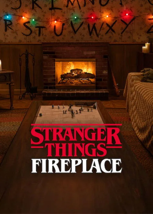 Stranger Things: Fireplace poster